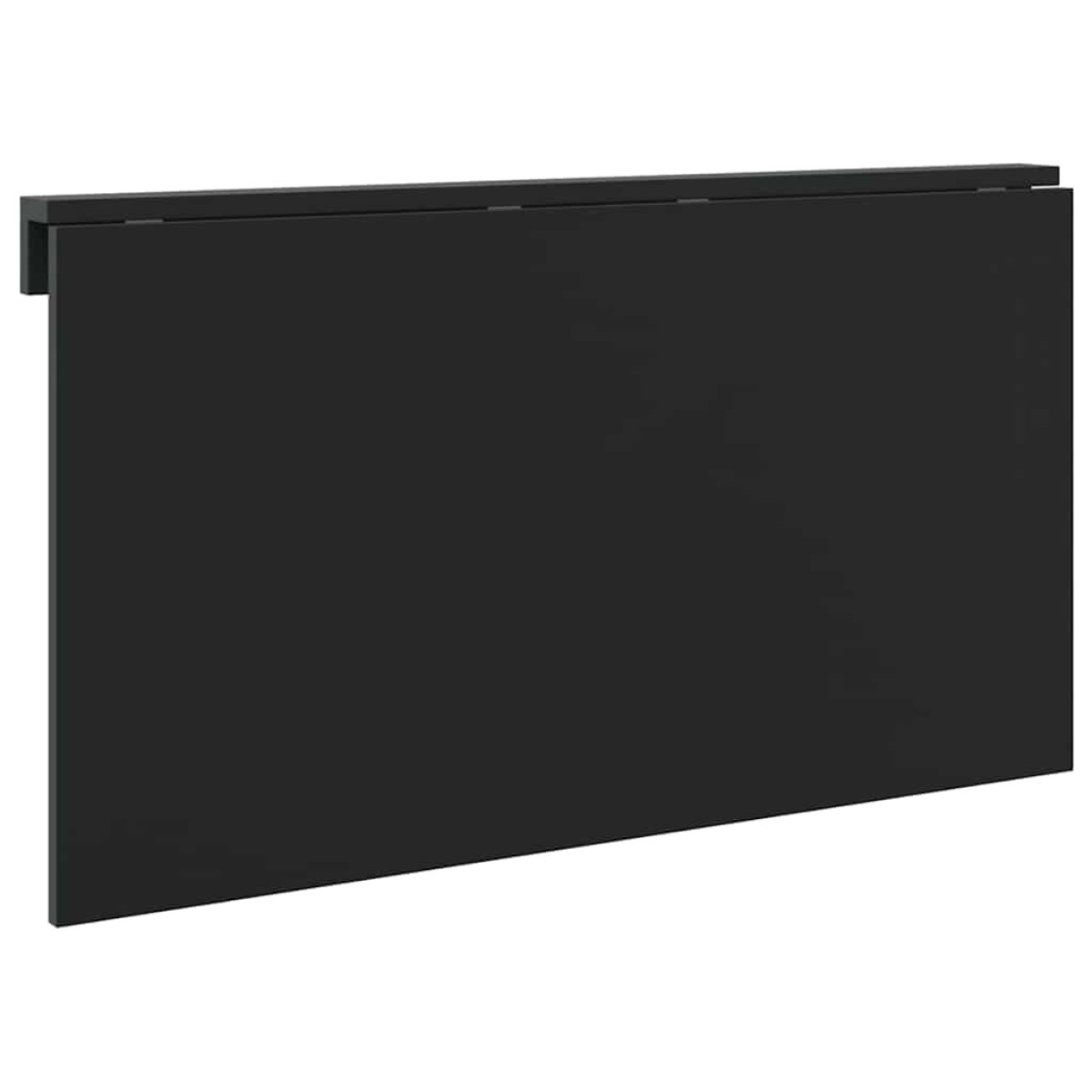 vidaXL Τραπέζι Τοίχου Πτυσσόμενο Μαύρο 100 x 60 x 56 εκ. Επεξεργ. Ξύλο