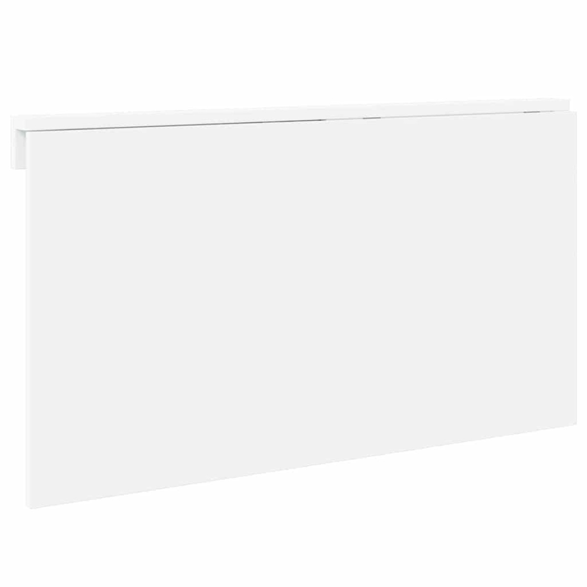 vidaXL Τραπέζι Τοίχου Πτυσσόμενο Γυαλ. Λευκό 100x60x56 εκ. Επεξ. Ξύλο