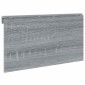 vidaXL Τραπέζι Τοίχου Πτυσσόμενο Γκρι Sonoma 10x60x56 εκ. Επεξ. Ξύλο