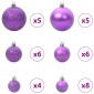 vidaXL Τεχνητό Χριστουγεννιάτικο Δέντρο Λευκό 150 cm PVC και Χάλυβας
