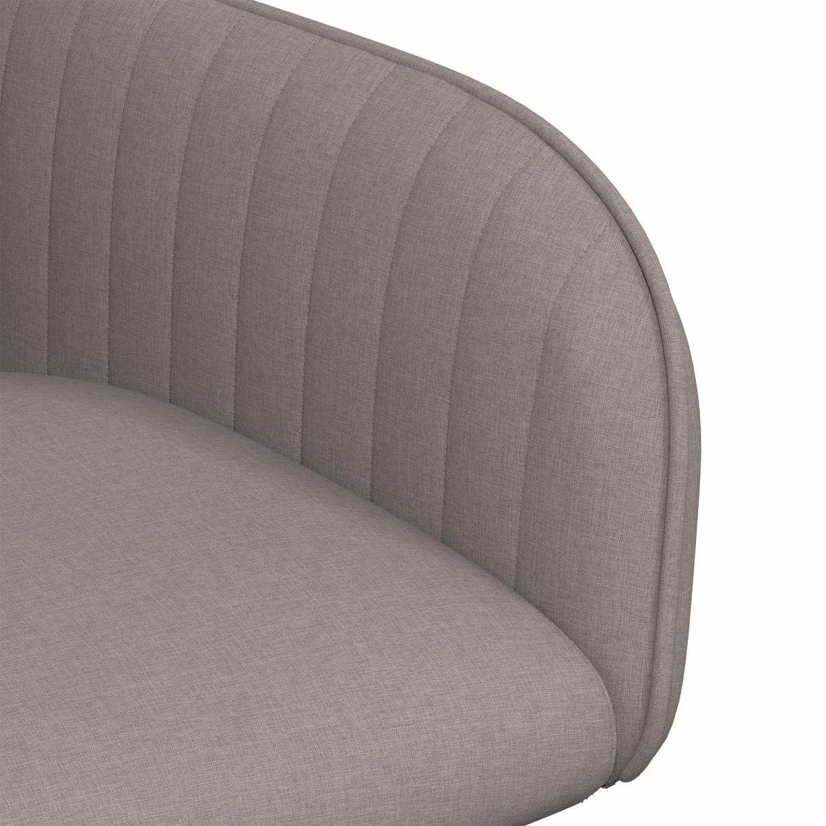 vidaXL Καρέκλες φαγητού 4 τμχ. Ύφασμα Taupe 56,5 x 50 x 87,5 εκ.