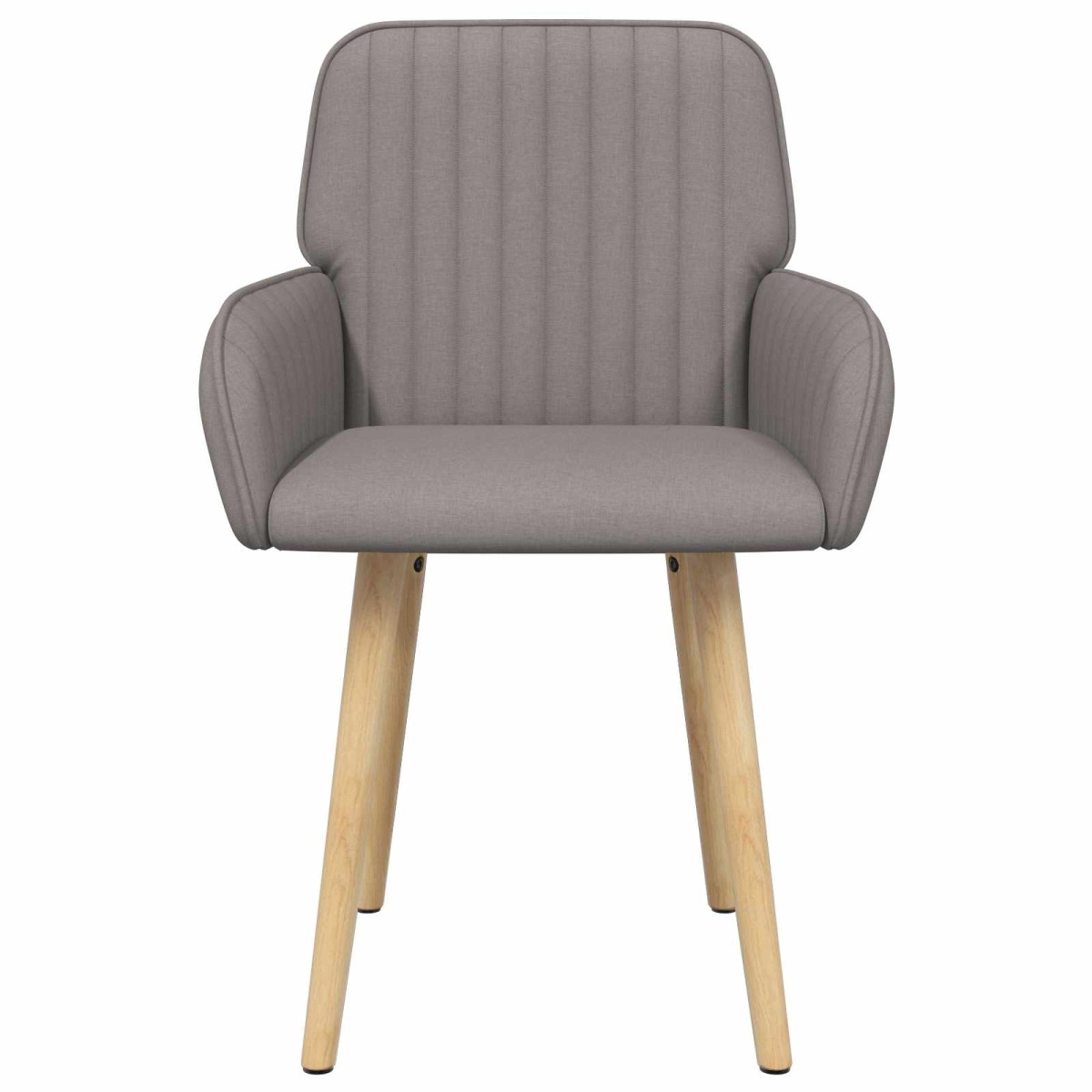vidaXL Καρέκλες φαγητού 6 τμχ. Ύφασμα Taupe 56,5 x 50 x 87,5 εκ.