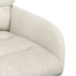 vidaXL Καρέκλες φαγητού 4 τμχ. Βελούδο Κρεμ 59 x 59,5 x 90 εκ