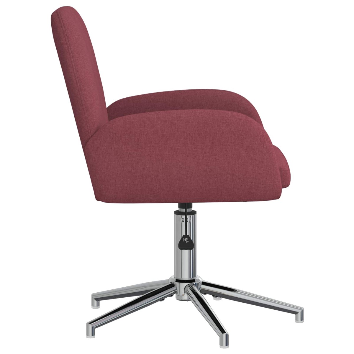 vidaXL Καρέκλες Γραφείου με Περιστροφή 2 τμχ. 54 x 58 x 90 εκ. Κόκκινο