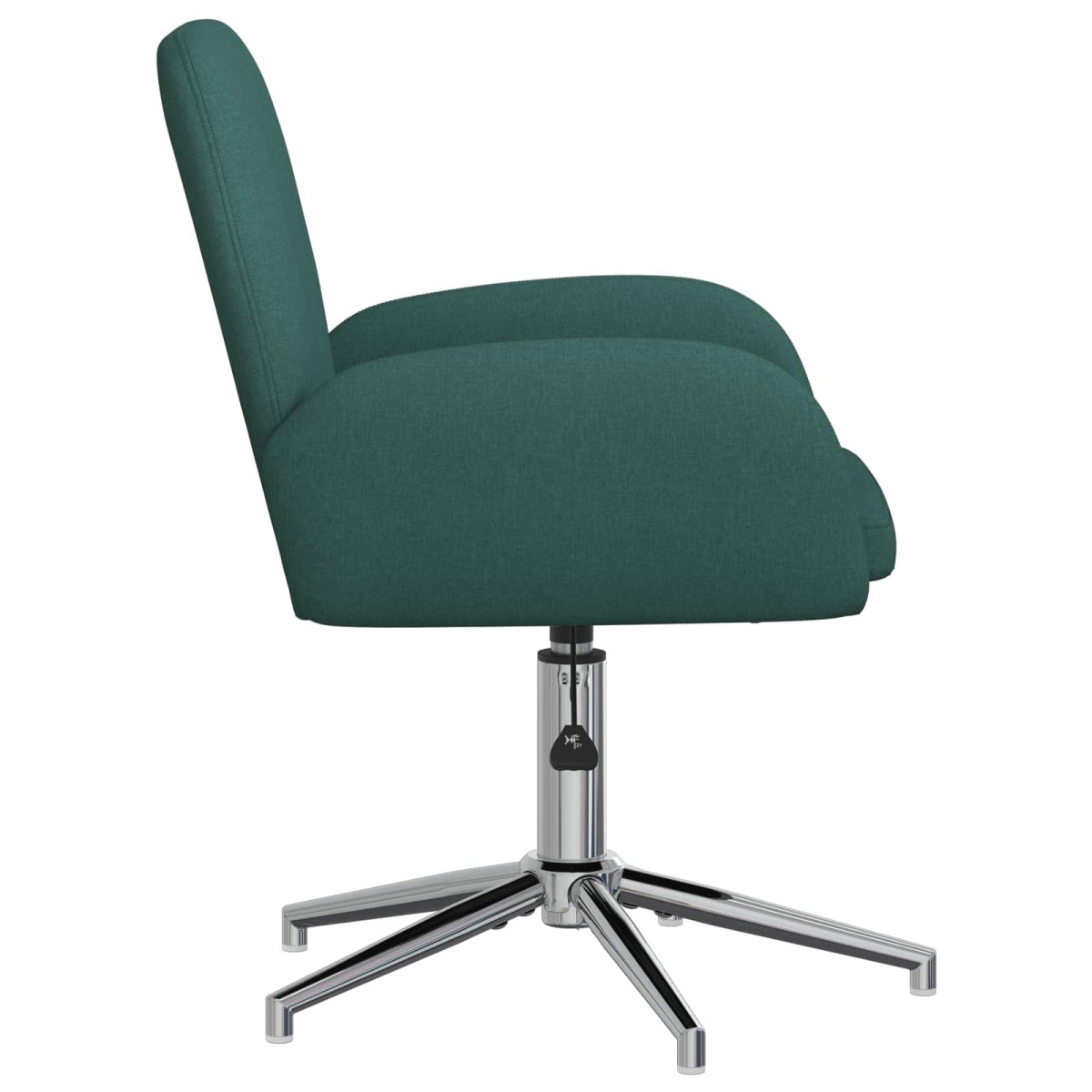 vidaXL Καρέκλες Γραφείου με Περιστροφή 2 τμχ. 54 x 58 x 90 εκ. Ύφασμα