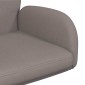 vidaXL Καρέκλες Γραφείου με Περιστροφή 2 τμχ. 54 x 58 x 90 εκ. Taupe
