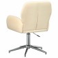 vidaXL Καρέκλες Γραφείου με Περιστροφή 4 τμχ. 54 x 58 x 90 εκ. Κρεμ