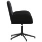 vidaXL Καρέκλες Γραφείου με Περιστροφή 4 τμχ. 54 x 55 x 90 εκ Μαύρο