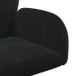vidaXL Καρέκλες Γραφείου με Περιστροφή 4 τμχ. 54 x 55 x 90 εκ Μαύρο