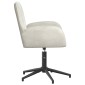 vidaXL Καρέκλες Γραφείου με Περιστροφή 4 τμχ. 54 x 55 x 90 εκ Κρεμ