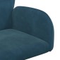 vidaXL Καρέκλες Γραφείου με Περιστροφή 4 τμχ. 54 x 55 x 90 εκ Μπλε