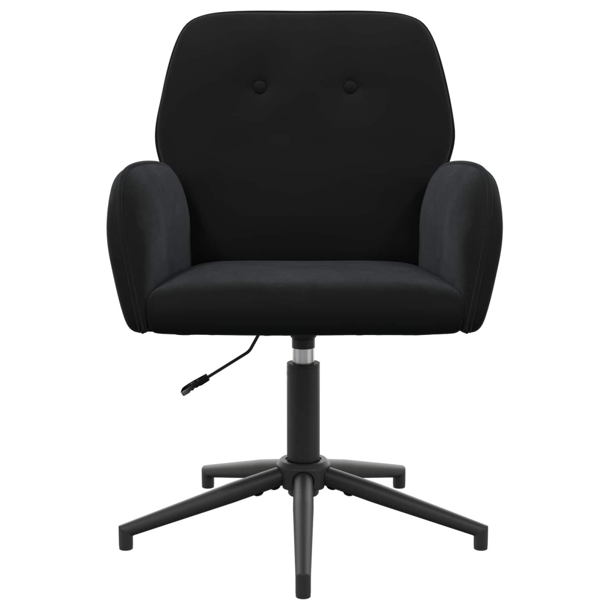 vidaXL Καρέκλες Γραφείου με Περιστροφή 6 τμχ. 54 x 55 x 90 εκ Μαύρο