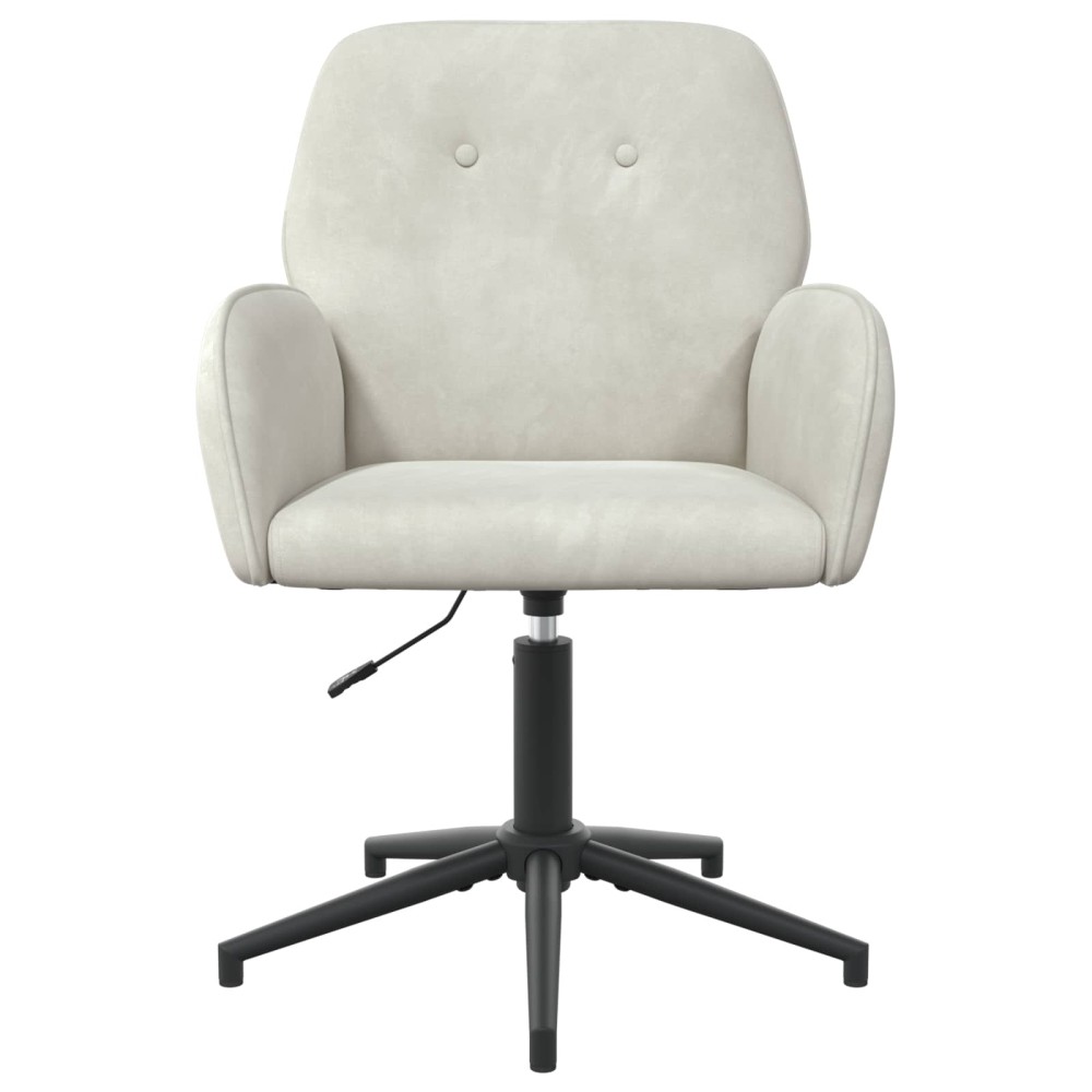 vidaXL Καρέκλες Γραφείου με Περιστροφή 6 τμχ. 54 x 55 x 90 εκ Κρεμ