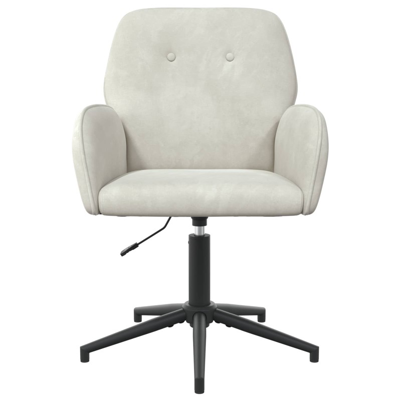 vidaXL Καρέκλες Γραφείου με Περιστροφή 6 τμχ. 54 x 55 x 90 εκ Κρεμ