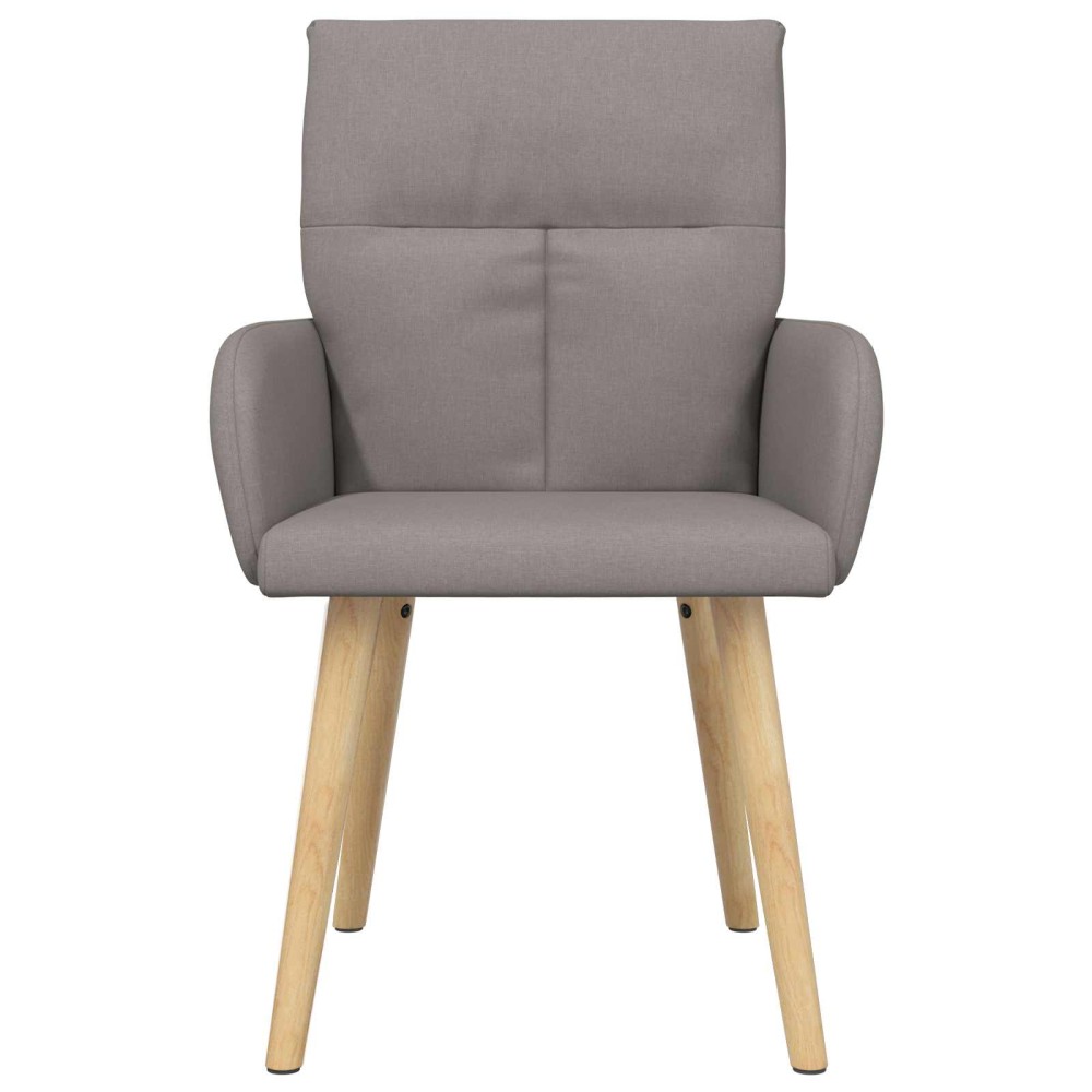 vidaXL Καρέκλες φαγητού 4 τμχ. Ύφασμα Taupe 60 x 56 x 96 εκ