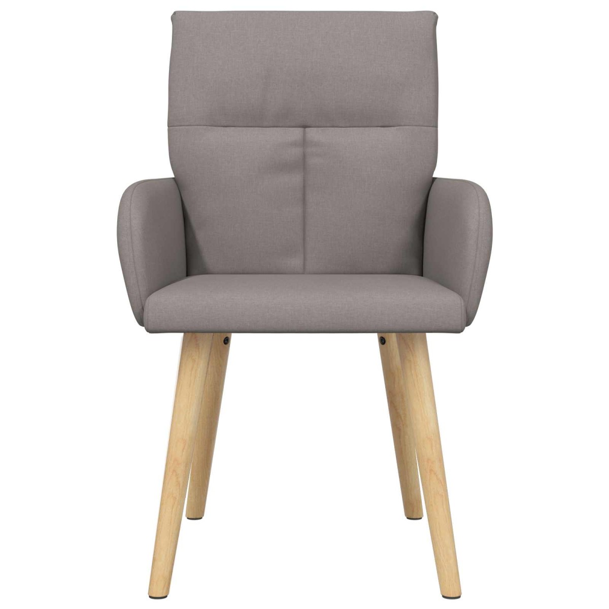 vidaXL Καρέκλες φαγητού 4 τμχ. Ύφασμα Taupe 60 x 56 x 96 εκ