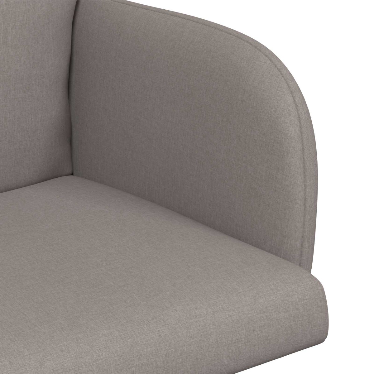 vidaXL Καρέκλες φαγητού 4 τμχ. Ύφασμα Taupe 60 x 56 x 96 εκ
