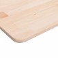 vidaXL Επιφάνεια Τραπεζιού Τετράγωνη 50x50x1,5 εκ. Μασίφ Ξύλο Δρυς