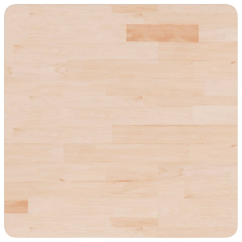 vidaXL Επιφάνεια Τραπεζιού Τετράγωνη 60 x 60 x 1,5 εκ. Μασίφ Ξύλο Δρυς