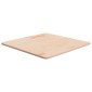 vidaXL Επιφάνεια Τραπεζιού Τετράγωνη 60 x 60 x 1,5 εκ. Μασίφ Ξύλο Δρυς