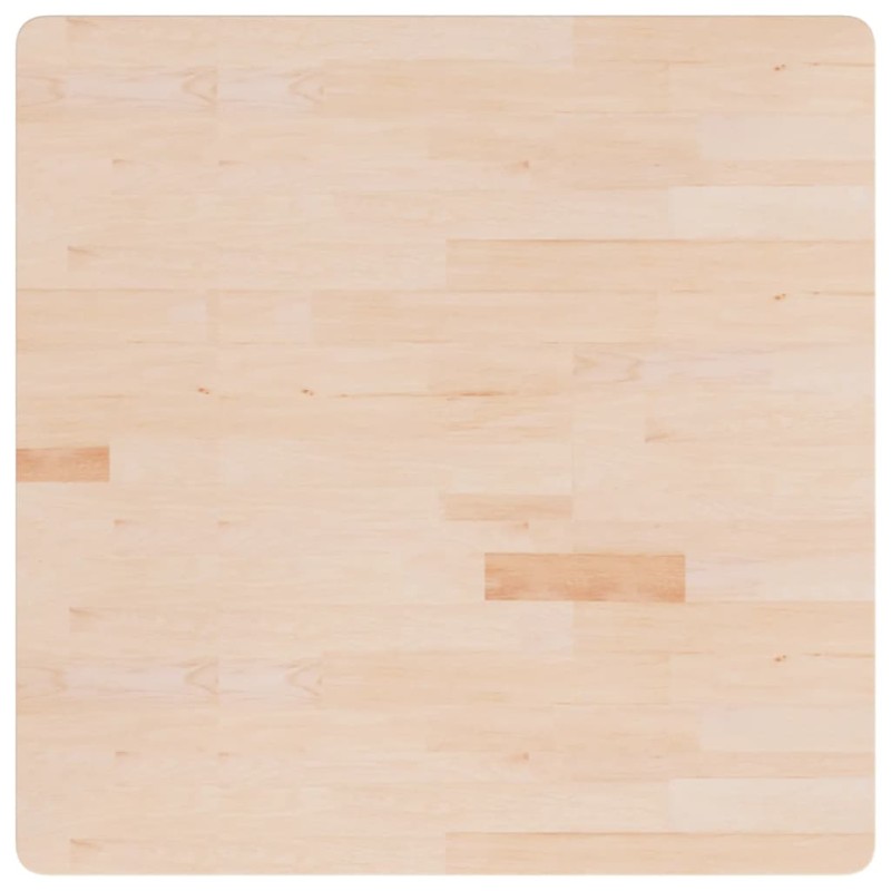vidaXL Επιφάνεια Τραπεζιού Τετράγωνη 90x90x1,5 εκ. Μασίφ Ξύλο Δρυς