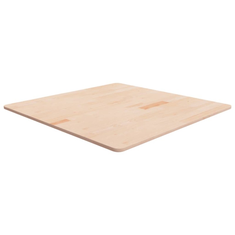 vidaXL Επιφάνεια Τραπεζιού Τετράγωνη 90x90x1,5 εκ. Μασίφ Ξύλο Δρυς