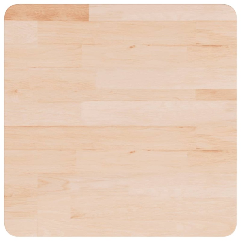 vidaXL Επιφάνεια Τραπεζιού Τετράγωνη 50x50x2,5 εκ. Μασίφ Ξύλο Δρυς