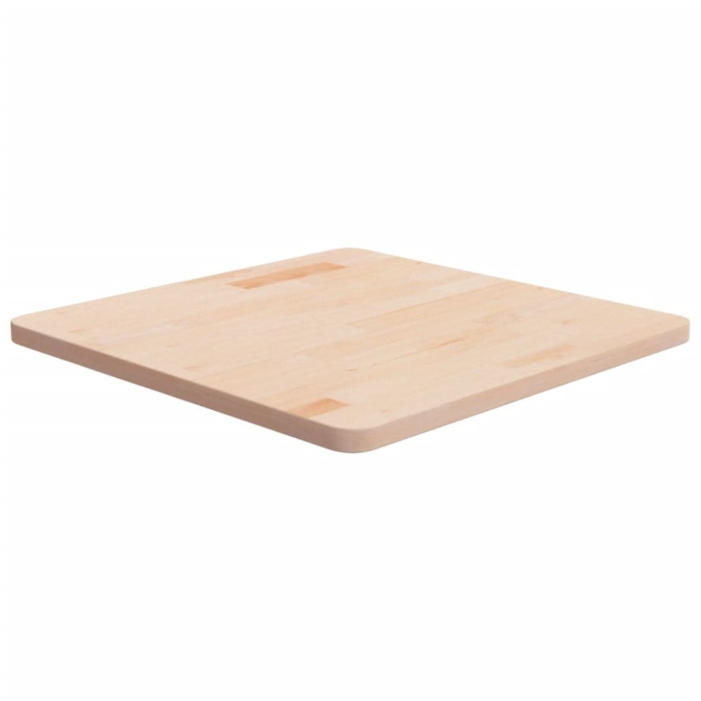 vidaXL Επιφάνεια Τραπεζιού Τετράγωνη 60x60x2,5 εκ. Μασίφ Ξύλο Δρυς