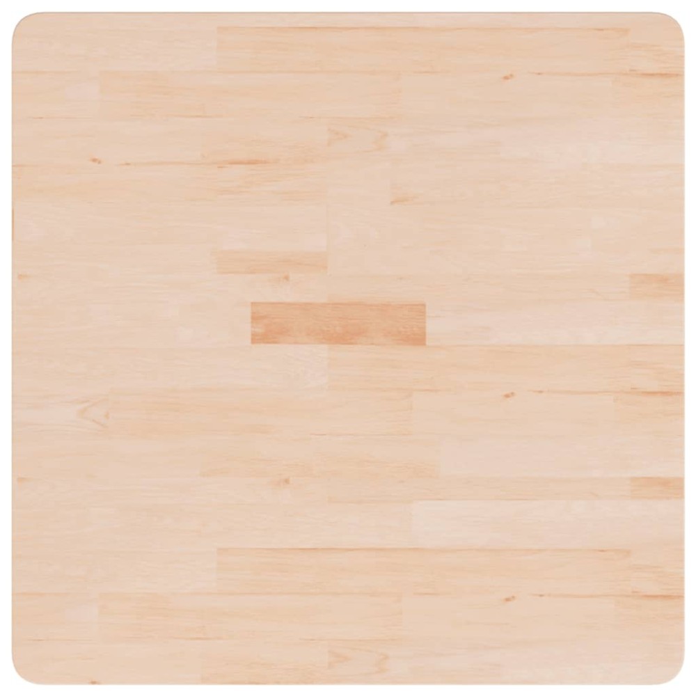vidaXL Επιφάνεια Τραπεζιού Τετράγωνη 70x70x2,5 εκ. Μασίφ Ξύλο Δρυς