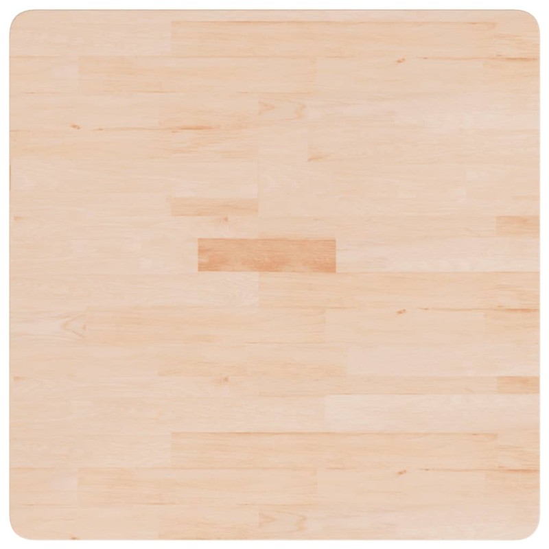 vidaXL Επιφάνεια Τραπεζιού Τετράγωνη 70x70x2,5 εκ. Μασίφ Ξύλο Δρυς