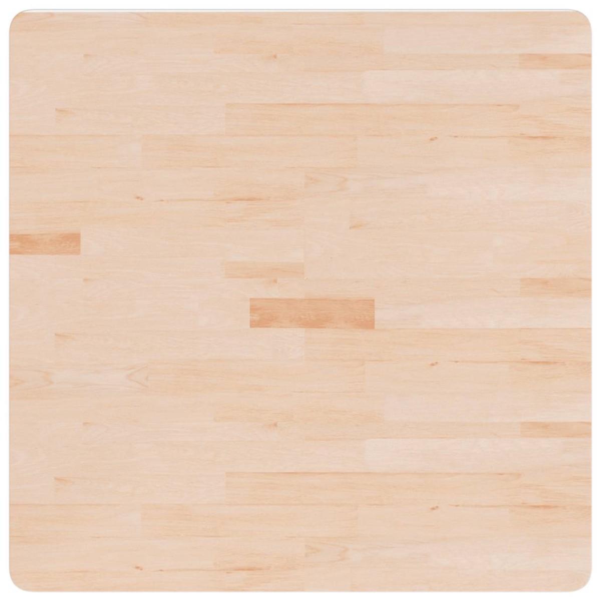 vidaXL Επιφάνεια Τραπεζιού Τετράγωνη 80x80x2,5 εκ. Μασίφ Ξύλο Δρυς