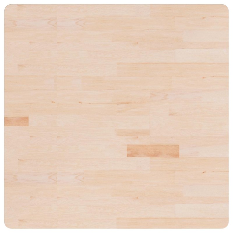 vidaXL Επιφάνεια Τραπεζιού Τετράγωνη 90x90x2,5 εκ. Μασίφ Ξύλο Δρυς