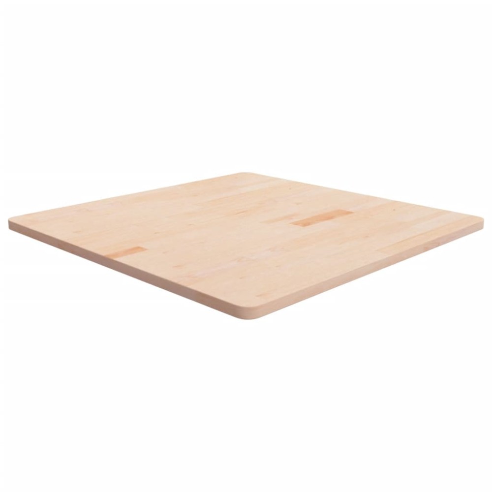 vidaXL Επιφάνεια Τραπεζιού Τετράγωνη 90x90x2,5 εκ. Μασίφ Ξύλο Δρυς