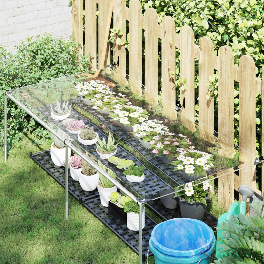 vidaXL Κάλυμμα Φυτών Διαφανές 1 x 2 m PVC
