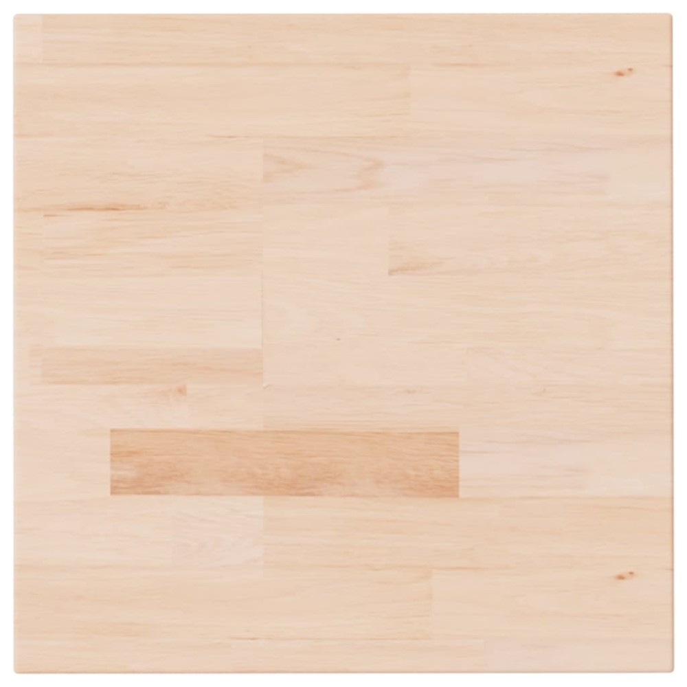 vidaXL Επιφάνεια Τραπεζιού Τετράγωνη 40x40x4 εκ. Μασίφ Ξύλο Δρυς