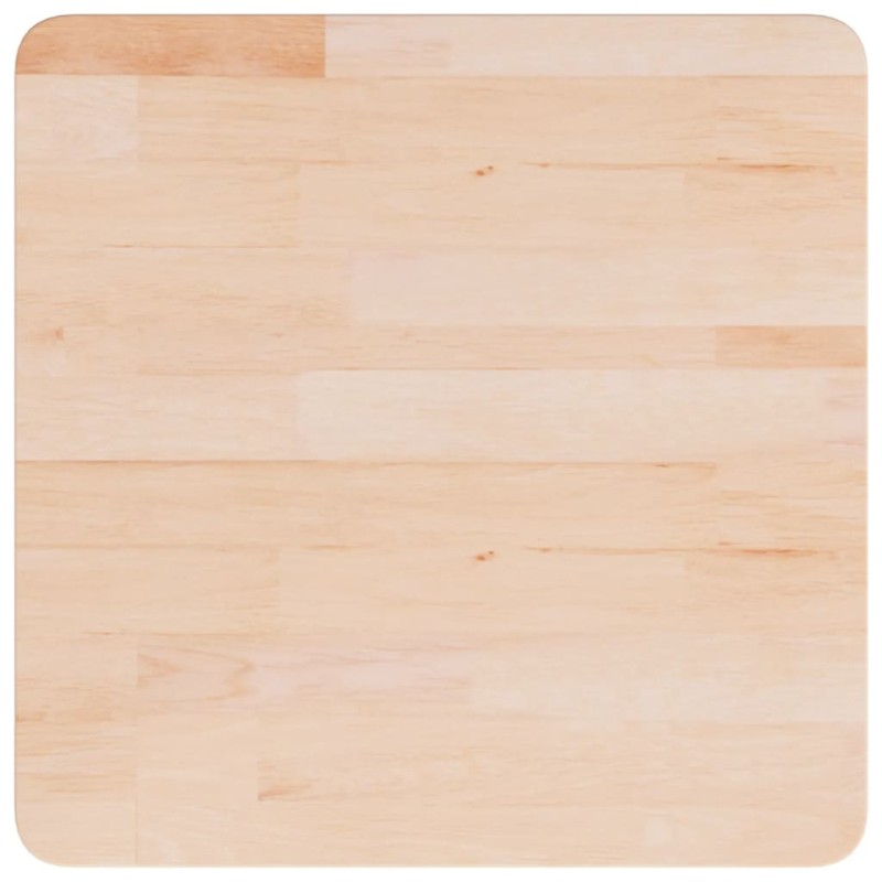 vidaXL Επιφάνεια Τραπεζιού Τετράγωνη 50x50x4 εκ. Μασίφ Ξύλο Δρυς