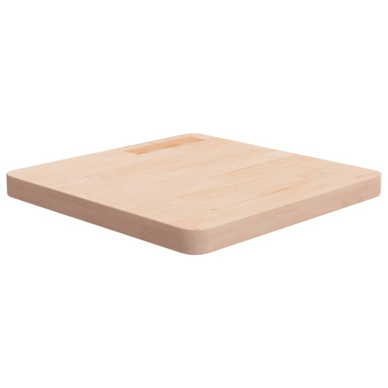 vidaXL Επιφάνεια Τραπεζιού Τετράγωνη 50x50x4 εκ. Μασίφ Ξύλο Δρυς