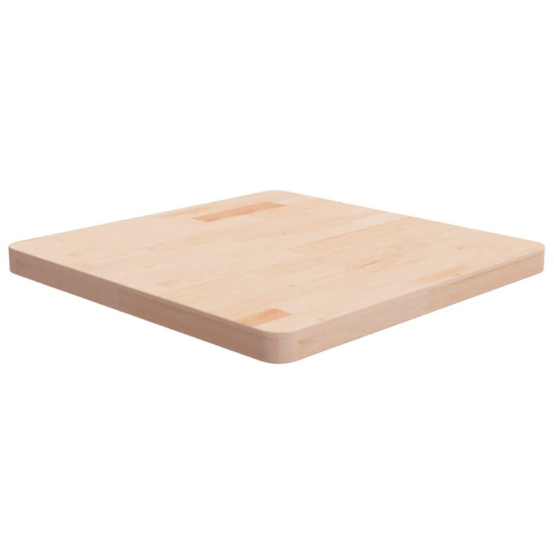 vidaXL Επιφάνεια Τραπεζιού Τετράγωνη 60x60x4 εκ. Μασίφ Ξύλο Δρυς