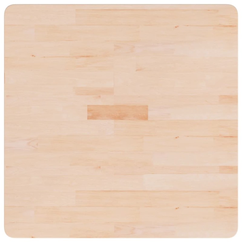 vidaXL Επιφάνεια Τραπεζιού Τετράγωνη 70x70x4 εκ. Μασίφ Ξύλο Δρυός