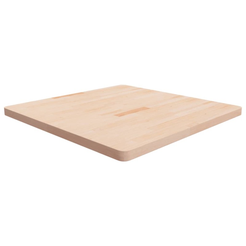vidaXL Επιφάνεια Τραπεζιού Τετράγωνη 90x90x4 εκ. Μασίφ Ξύλο Δρυς