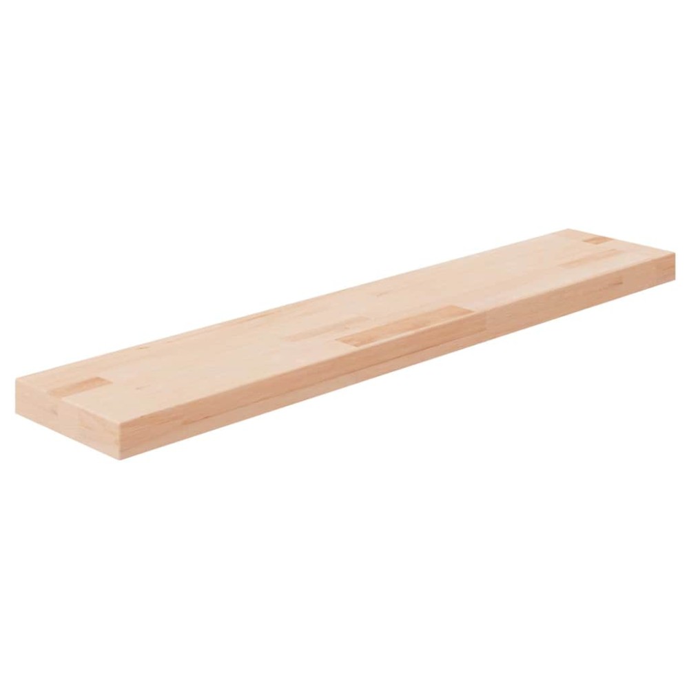 vidaXL Ράφι 100x20x4 εκ. από Ακατέργαστο Μασίφ Ξύλο Δρυός