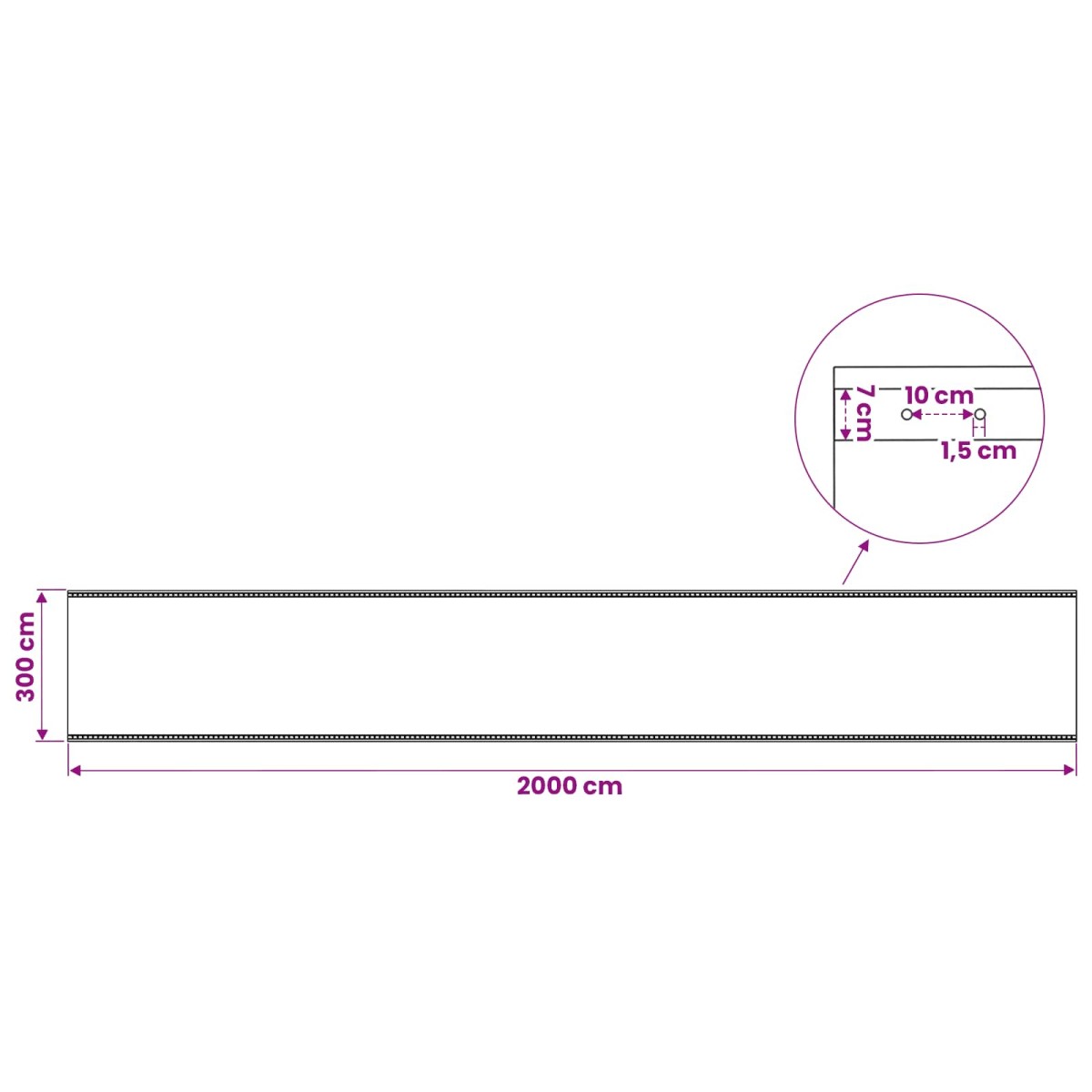 vidaXL Τεντόπανα με Θηλιές 2 τμχ. Πράσινο 3 x 20 μ 260 γρ PE