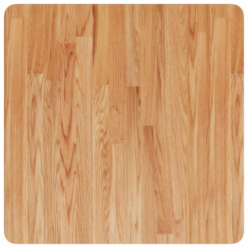 vidaXL Επιφάνεια Τραπεζιού Τετράγωνη Αν. Καφέ 60x60x1,5 εκ. Ξύλο Δρυς