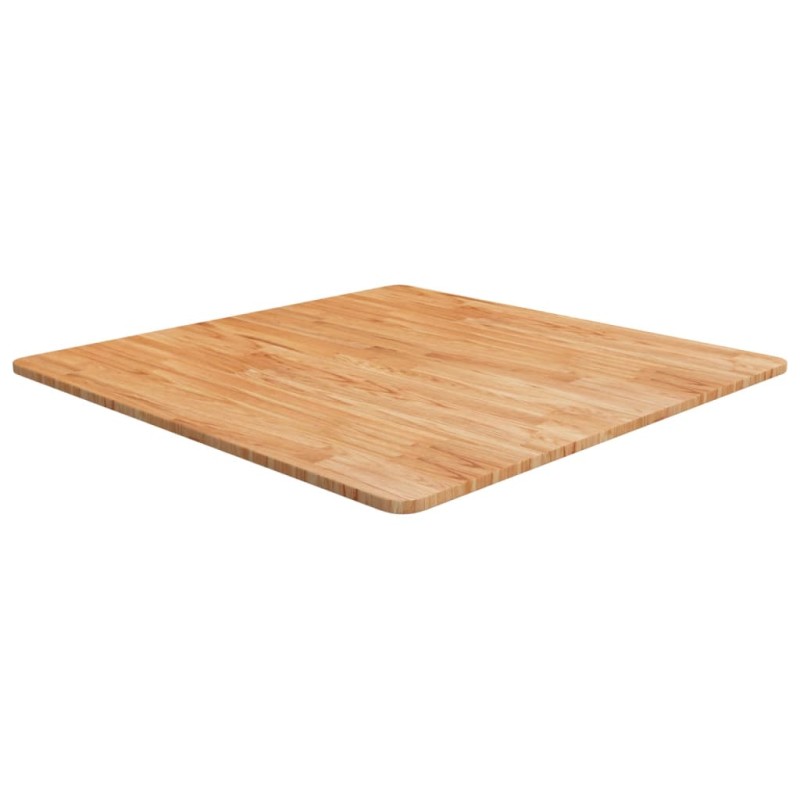 vidaXL Επιφάνεια Τραπεζιού Τετράγωνη Αν. Καφέ 80x80x1,5 εκ. Ξύλο Δρυς