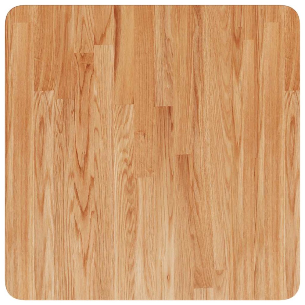 vidaXL Επιφάνεια Τραπεζιού Τετράγωνη Αν. Καφέ 50x50x2,5 εκ. Ξύλο Δρυς