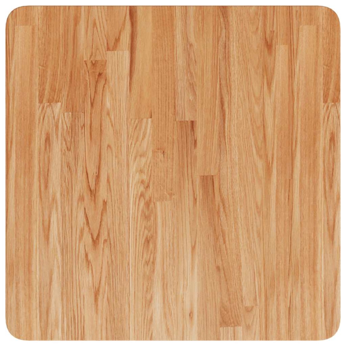 vidaXL Επιφάνεια Τραπεζιού Τετράγωνη Αν. Καφέ 50x50x2,5 εκ. Ξύλο Δρυς