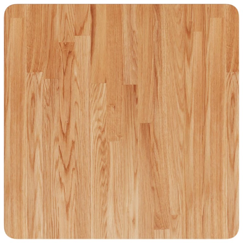 vidaXL Επιφάνεια Τραπεζιού Τετράγωνη Αν. Καφέ 60x60x2,5 εκ. Ξύλο Δρυς