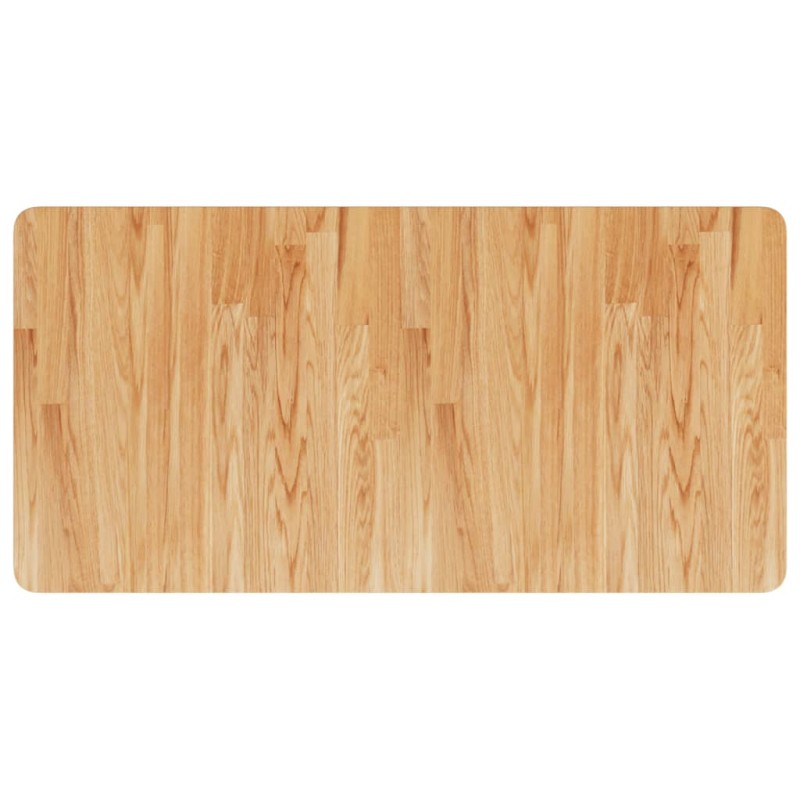 vidaXL Πάγκος Μπάνιου Ανοιχτό Καφέ 100x50x2,5 εκ. Επεξ. Μασίφ Ξύλο