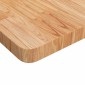 vidaXL Επιφάνεια Τραπεζιού Τετράγωνη Αν. Καφέ 40x40x4 εκ. Ξύλο Δρυς