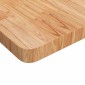 vidaXL Επιφάνεια Τραπεζιού Τετράγωνη Αν. Καφέ 50x50x4 εκ. Ξύλο Δρυς